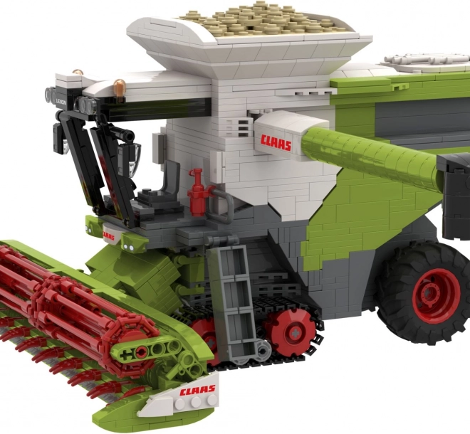 Set de construcție Brixies Plus Claas Lexion 8900 Terra Trac cu remorcă