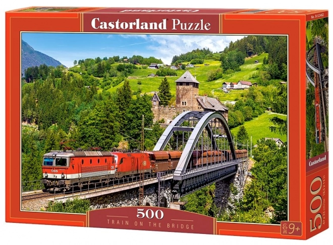 Puzzle trenul pe pod 500 piese
