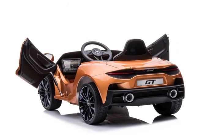 Mașină electrică McLaren GT 12V aurie