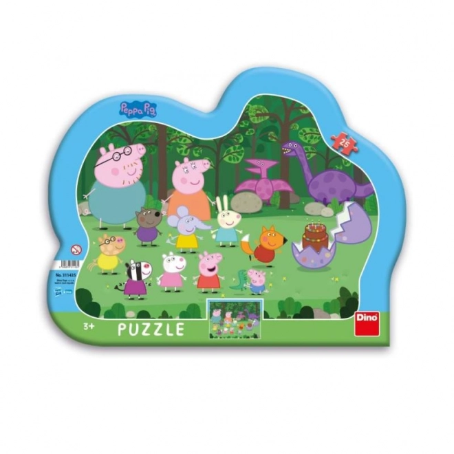 Puzzle DINO Prasátko Pepa 25 piese