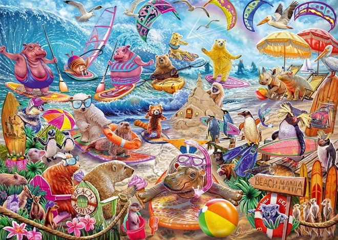 Puzzle Plajă Mania 1000 de piese