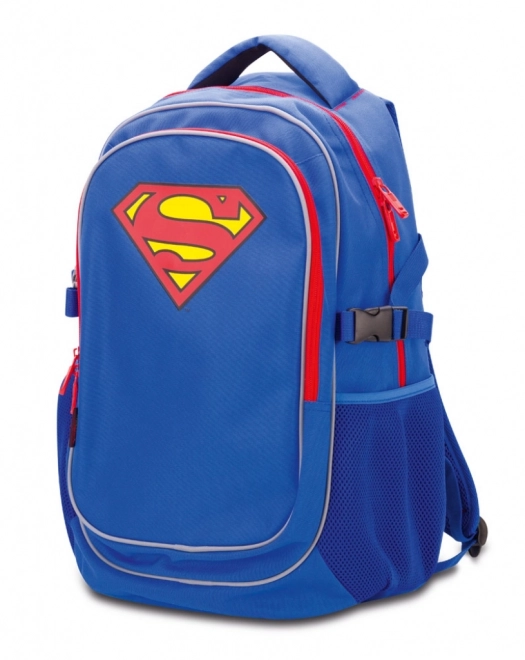 Rucsac școlar cu poncho Superman