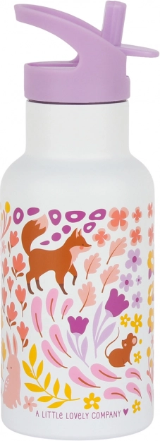 Sticlă din oțel inoxidabil pentru băut Grădina cu Flori 350 ml