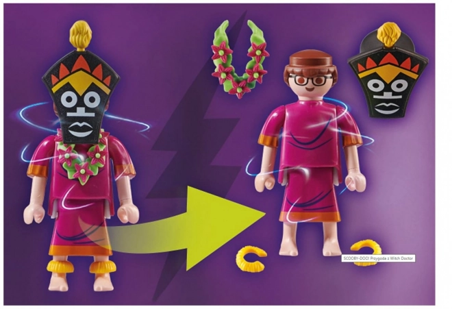 aventură cu Witch Doctor din PLAYMOBIL Scooby-Doo