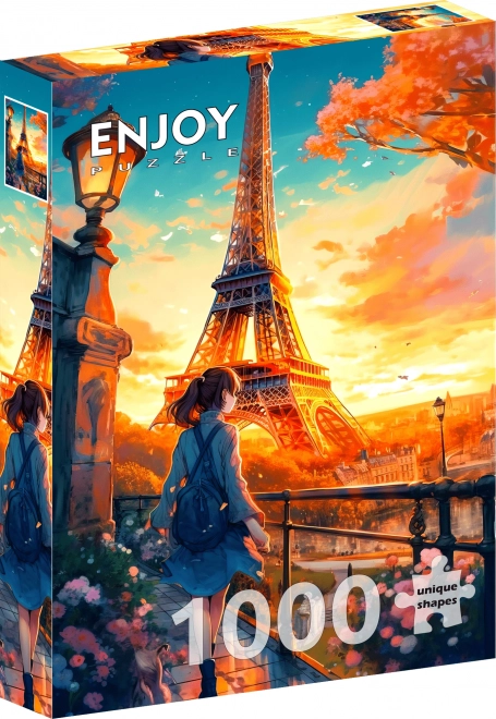Puzzle Plimbări prin Paris 1000 piese