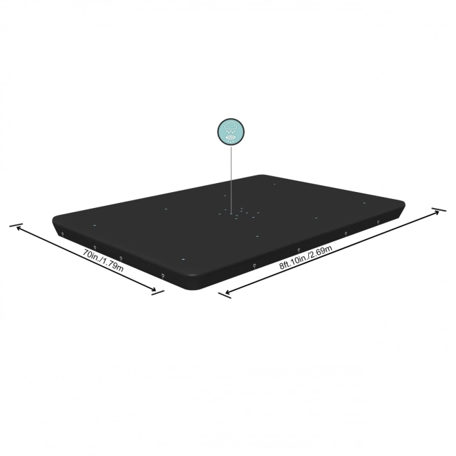 Prelată pentru piscină Power Steel 282x196cm