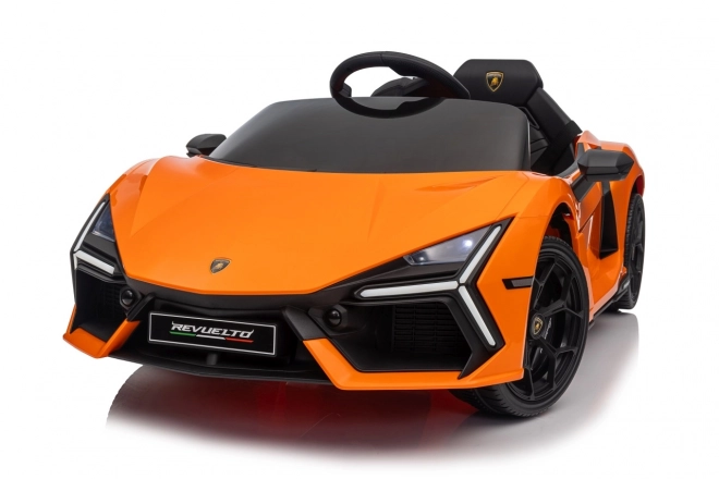 Mașină electrică pentru copii Lamborghini Revuelto portocalie