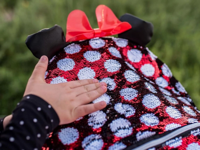 Rucsac Minnie Mouse Disney cu paiete