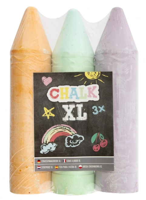 Crete colorate XL - 3 buc