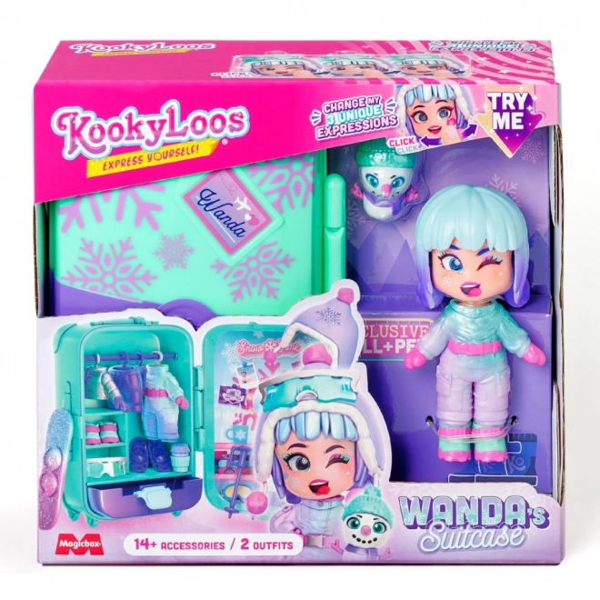 Păpușa KookyLoos Wanda în valiză