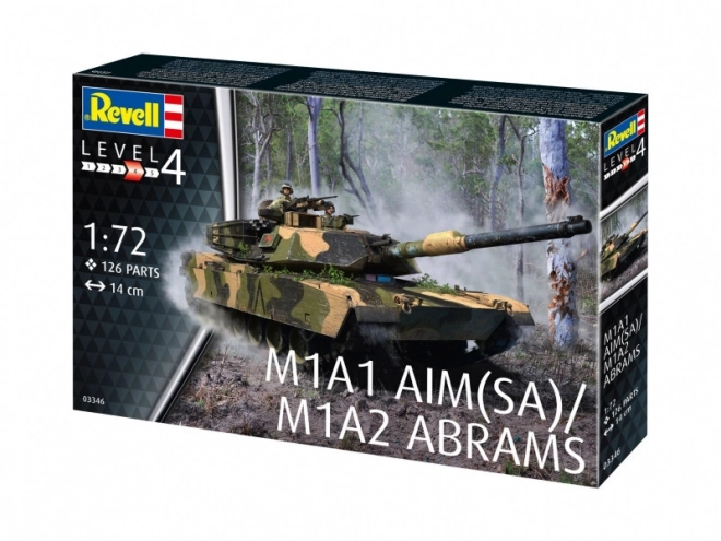 Model plastic M1A2 Abrams 1/72