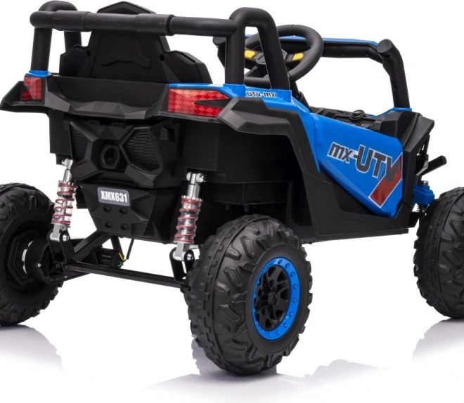 Vehicul electric pentru copii Buggy Madman UTV-MX albastru