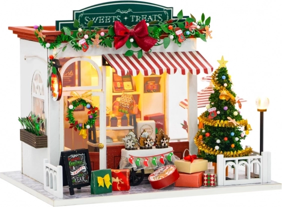 2Kids Toys miniatură căsuța Cofetărie de Crăciun
