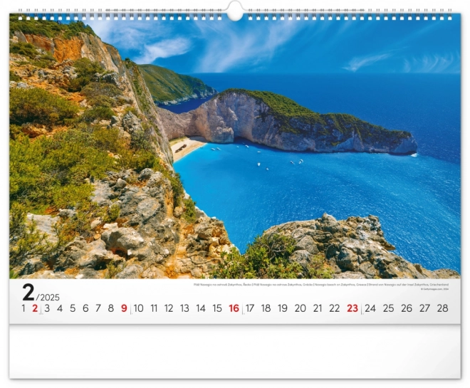 Calendar de perete Mare 2025