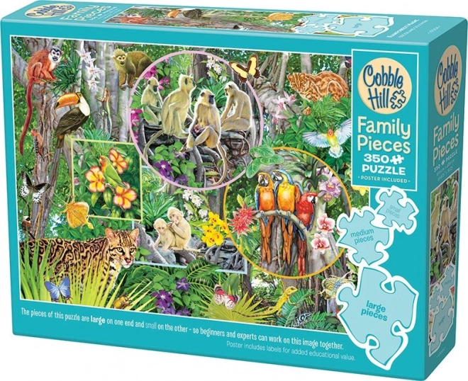 puzzle de familie magia junglelor