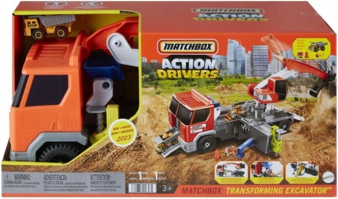 Camion basculant și excavator funcțional