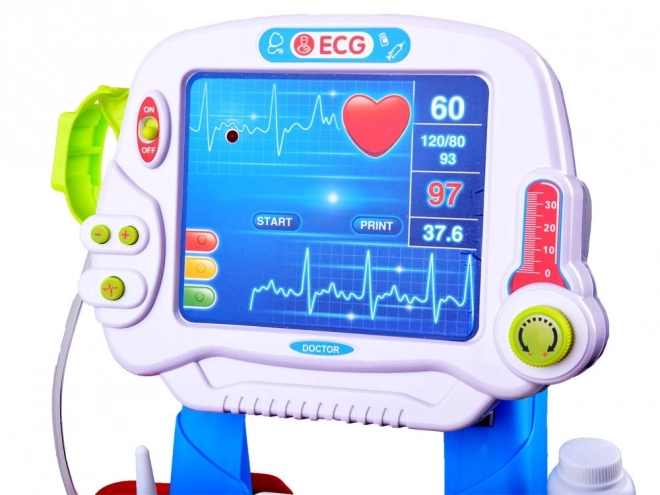 Set doctor cu cărucior pentru copii – Roșu