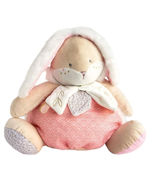 Rabbit doudou roz pentru depozitarea pijamalei 38 cm