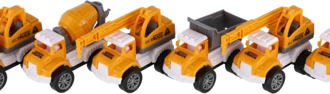 Mașinuțe de construcție mini 6 bucăți cu tracțiune