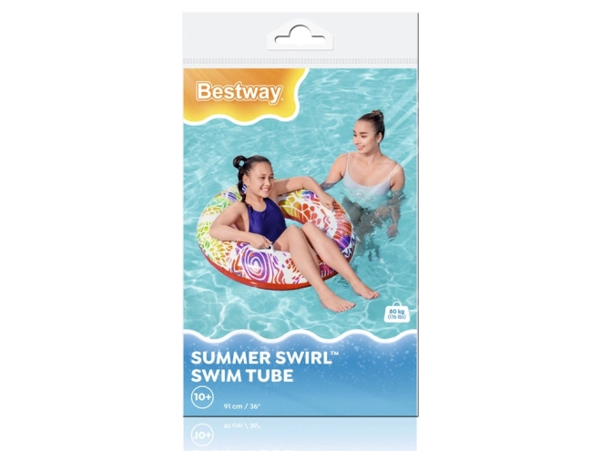Colac de înot colorat Bestway – Roșu