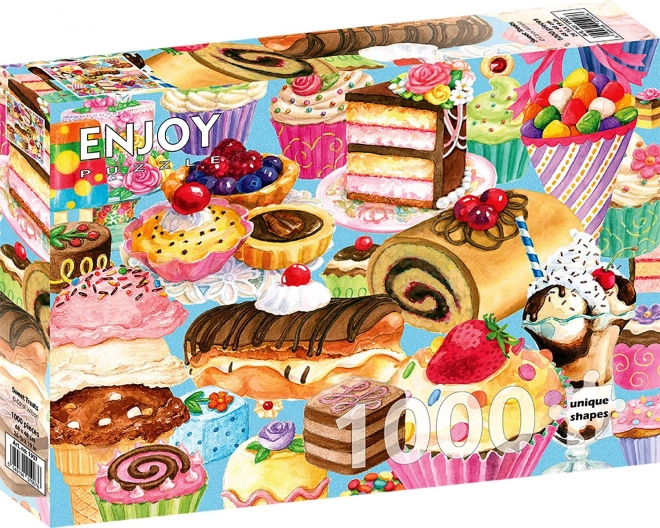 Puzzle Dulciuri Delicioase 1000 de piese