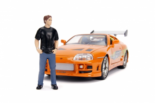 jucării auto Războiul Stelelor Toyota Supra și figurina Brian O'Conner