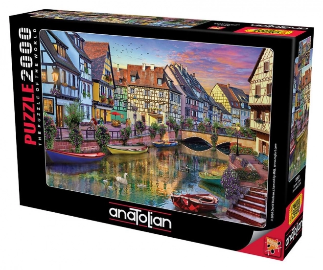 Puzzle Canalul Colmar, Franța 2000 de piese