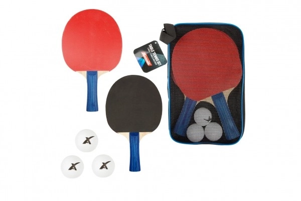 Set tenis de masă 2 palete 26 cm + 3 mingi cu husa