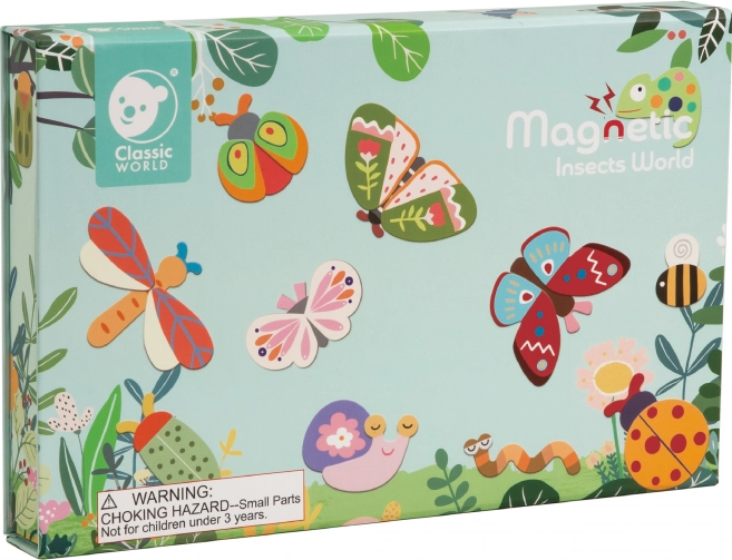 Puzzle magnetic cu animale CLASSIC WORLD