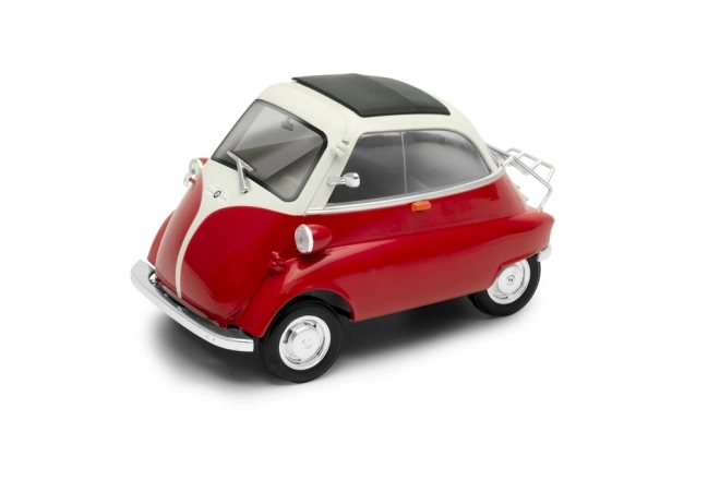 model mașină bmw isetta 1:34 galben