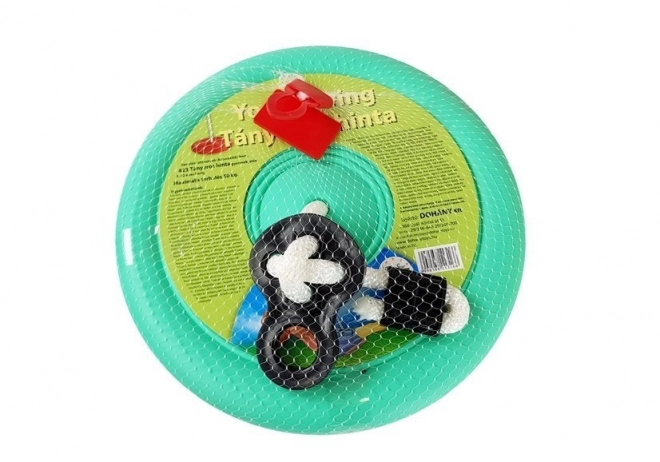 Leagăn pentru grădină pentru copii cu disc rotund 423 verde