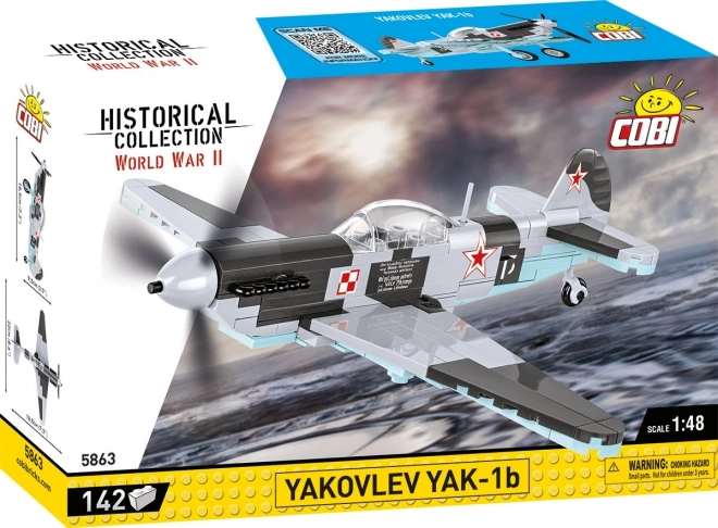 Model din blocuri Yakovlev Yak-1b