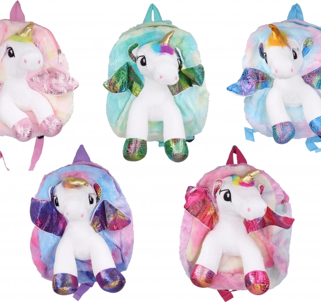 Rucsac de pluș Unicorn pentru copii