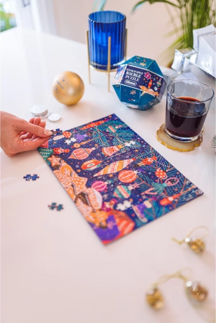 Puzzle Gibsons în glob Cukroví și decorațiuni 200 piese