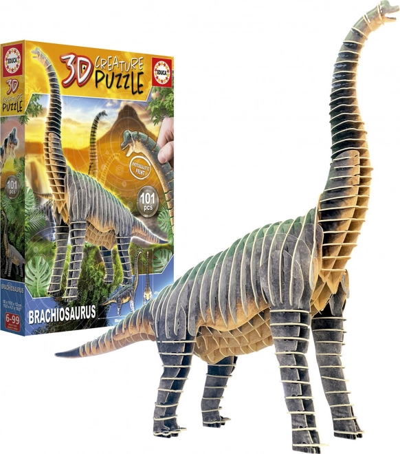 Puzzle 3D Dinozaur Brachiosaurus