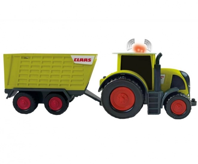 Tractor Claas cu remorcă