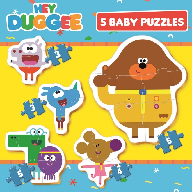 Puzzle Educa pentru bebeluși cu Hey Duggee