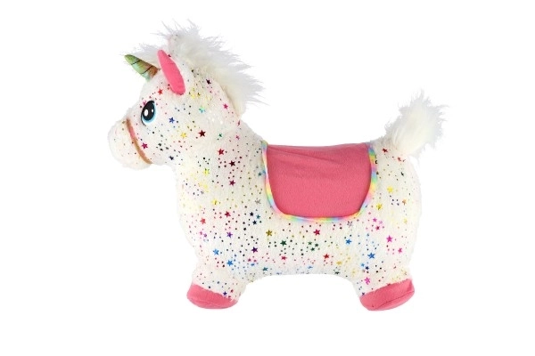 Hopa Hopa Unicorn Pluș Alb cu Steluțe
