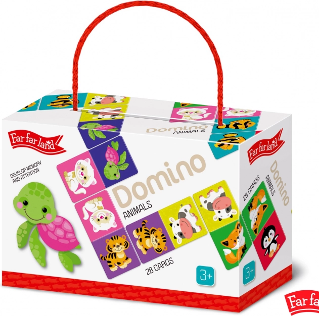 Far Far Land Domino cu animăluțe