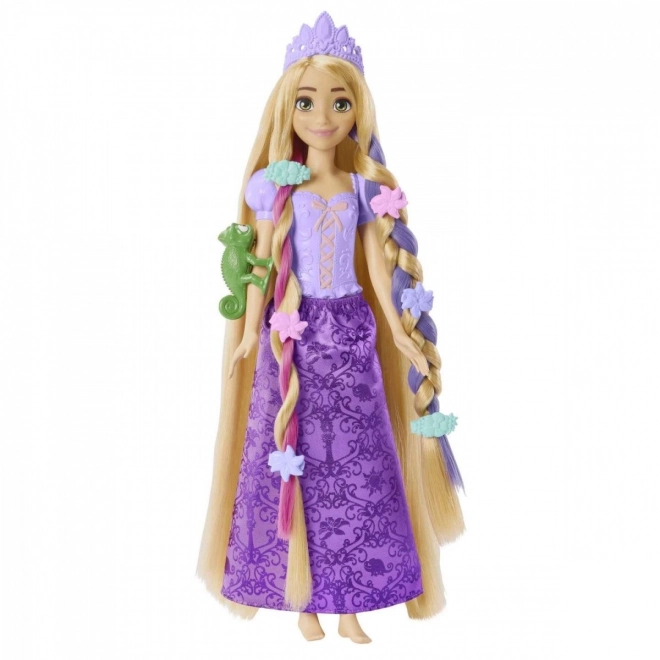 Păpușa Disney Prințesa Rapunzel cu păr de basm