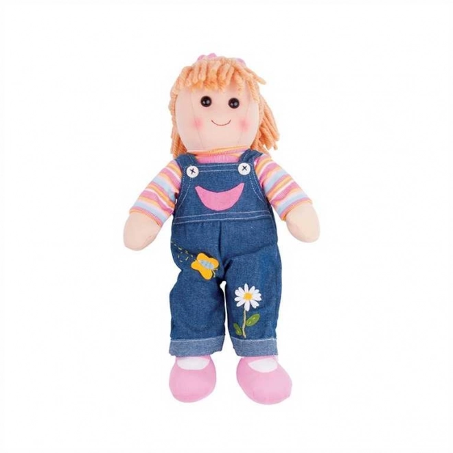 Păpușa din pânză Penny de la Bigjigs Toys 38 cm