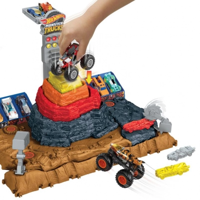 Hot wheels monster trucks aréna: finală bone shaker