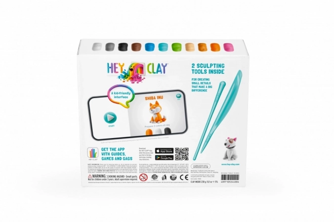 Hey Clay: Povestea câinilor - set de plastilină