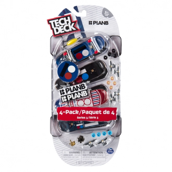 Set de mini skateboarduri Tech Deck 4 piese