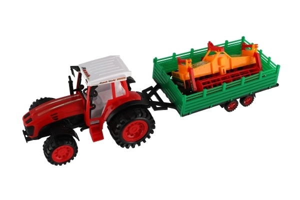 Tractor cu remorcă cu cilindru combinat din plastic