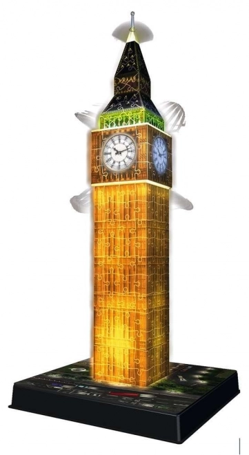 Puzzle 3D Big Ben Noaptea