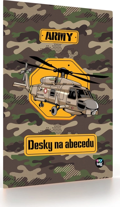 Mapă pentru abecedar cu elicopter Oxybag