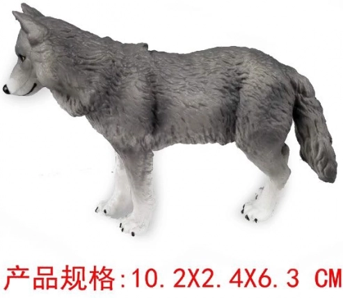 Figurină lup cenușiu 10 cm