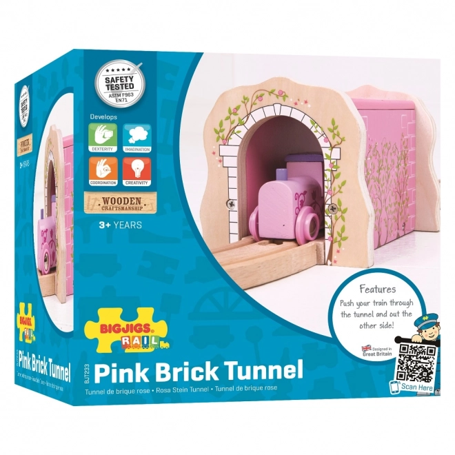 Tunel feroviar roz Bigjigs Rail