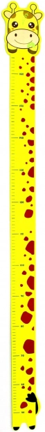 Metru pe perete cu motiv girafă 165 cm